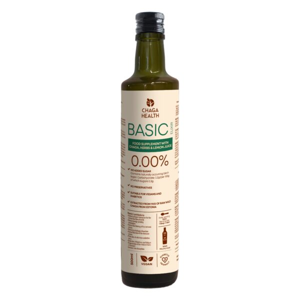 Basic Elixir Chaga, Herbs & Lemon juice 500ml